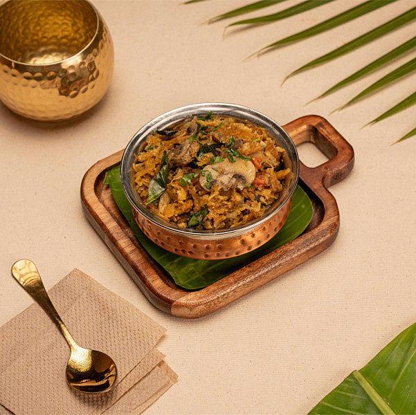 Mushroom Chilli Parotta